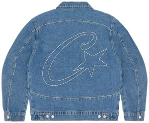 Corteiz C-Star Denim Trucker Jacket Blue - 7892 1SS230306CDTJ BLUE