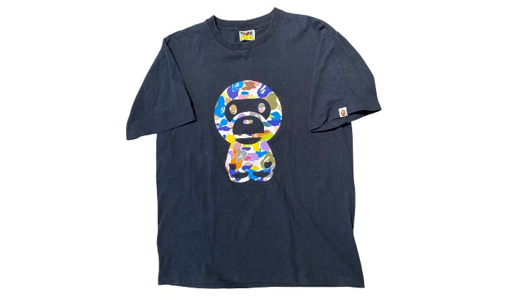 A Bathing Ape Used Bape Babymilo Camo Logo Tee - test