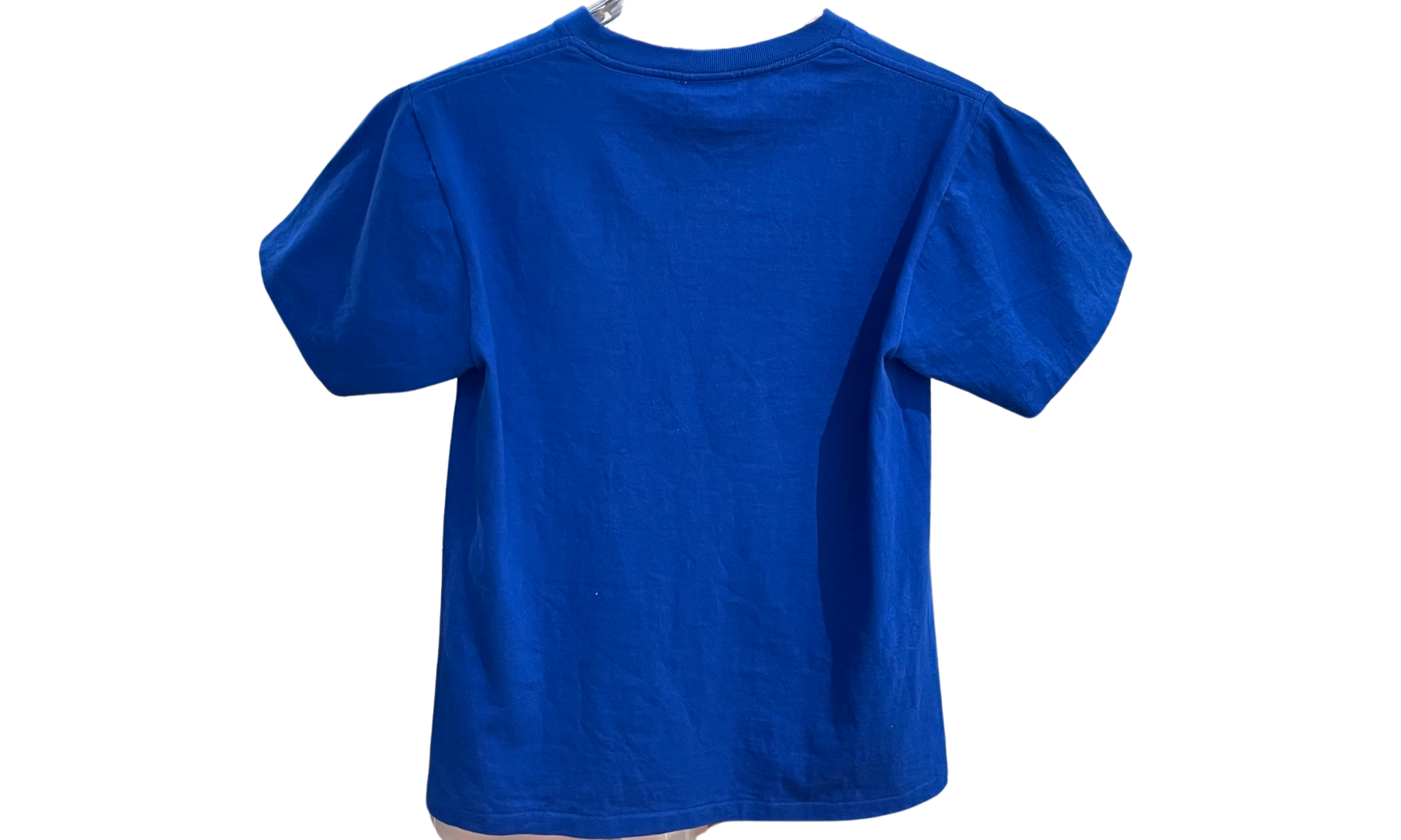 Bape Used Bape Blue Shark Silver Zip Tee  - 119251808