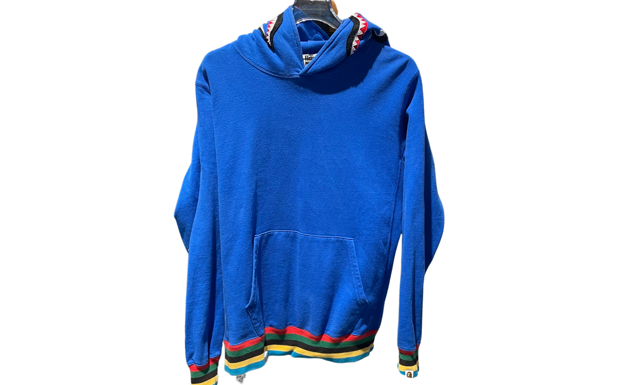 Bape Used Bape Blue Shark hoodie  - 119251808
