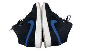 Nike Used Jordan 1 Mid Multi-Color Swoosh Black - test