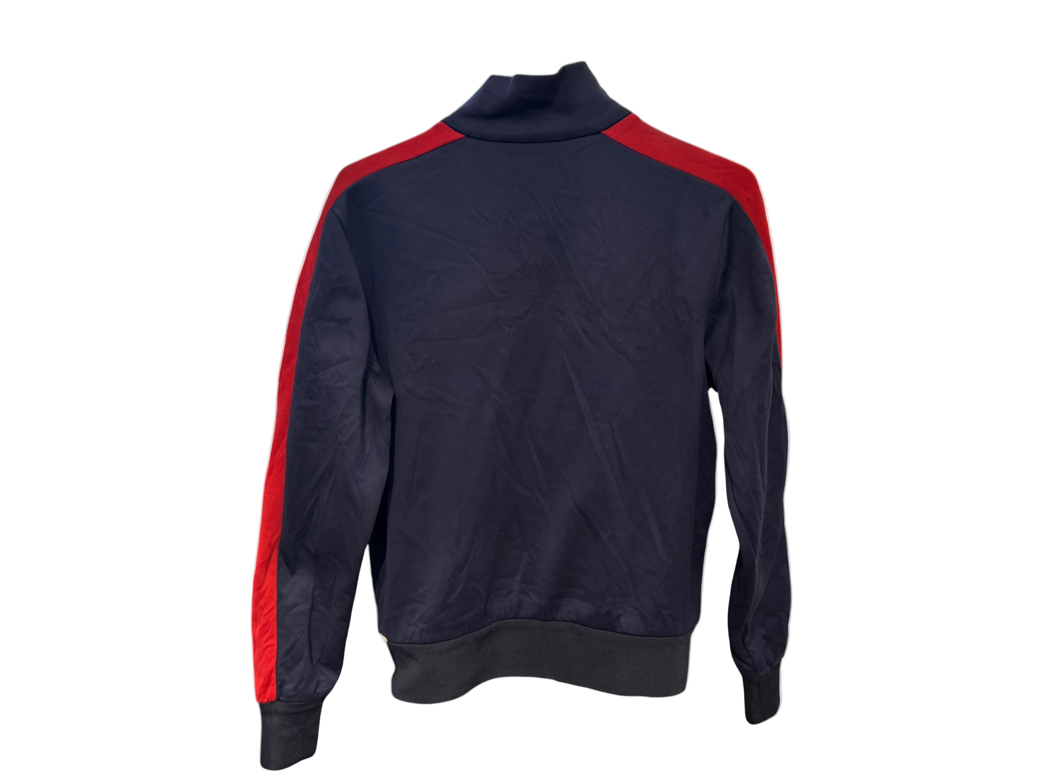 Used Moncler Big Logo Tracksuit Navy Red