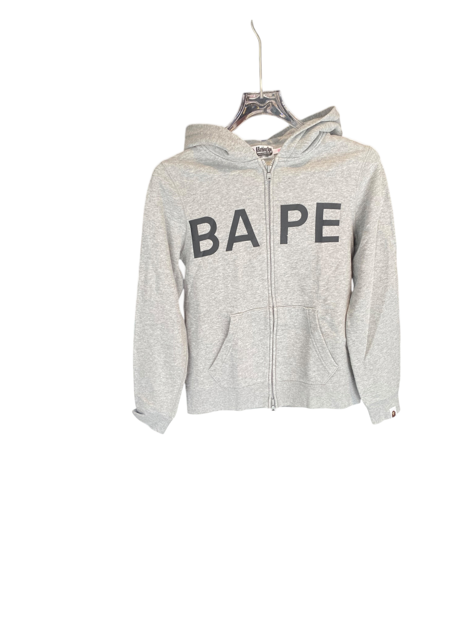 Used BAPE Spellout Zip-Up Hoodie