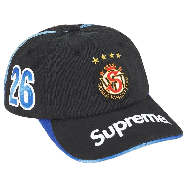Supreme Fiji 6-Panel Black
