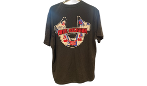 True Religion Abstract Denim HS Tee Jet Black