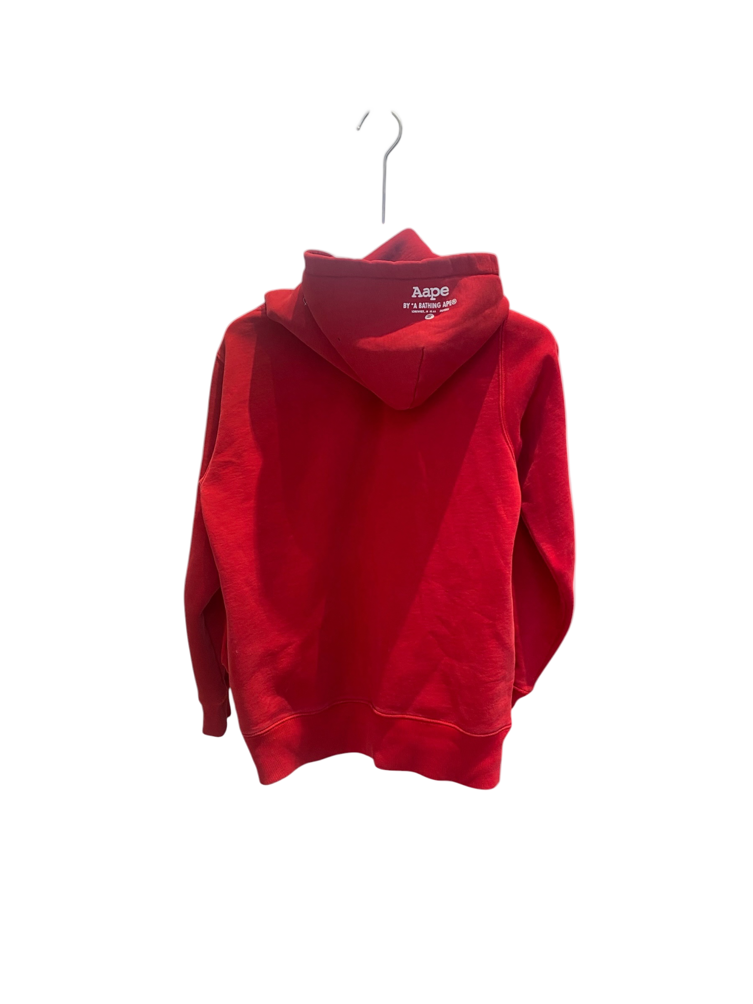 Used AAPE Red Camo Ape Head Hoodie