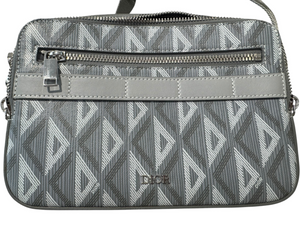 Used Dior CD Diamond Safari Messenger Bag