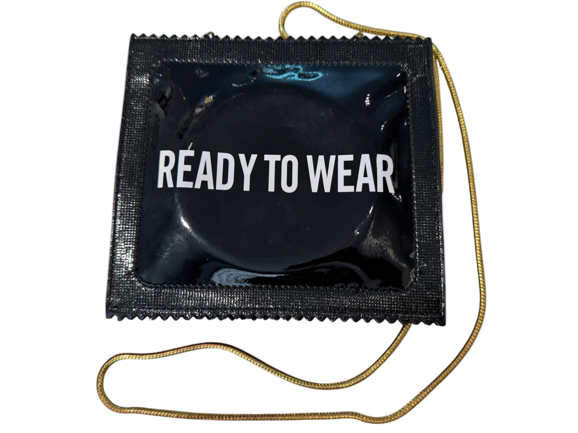Used AW2018 Runway Moschino x HM Condom Bag by Jeremy Scott
