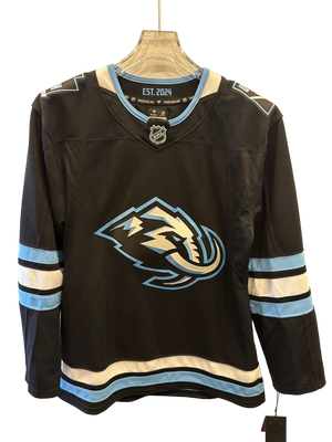 Fanatics Utah Mammoth NHL hockey home jersey premium black blue