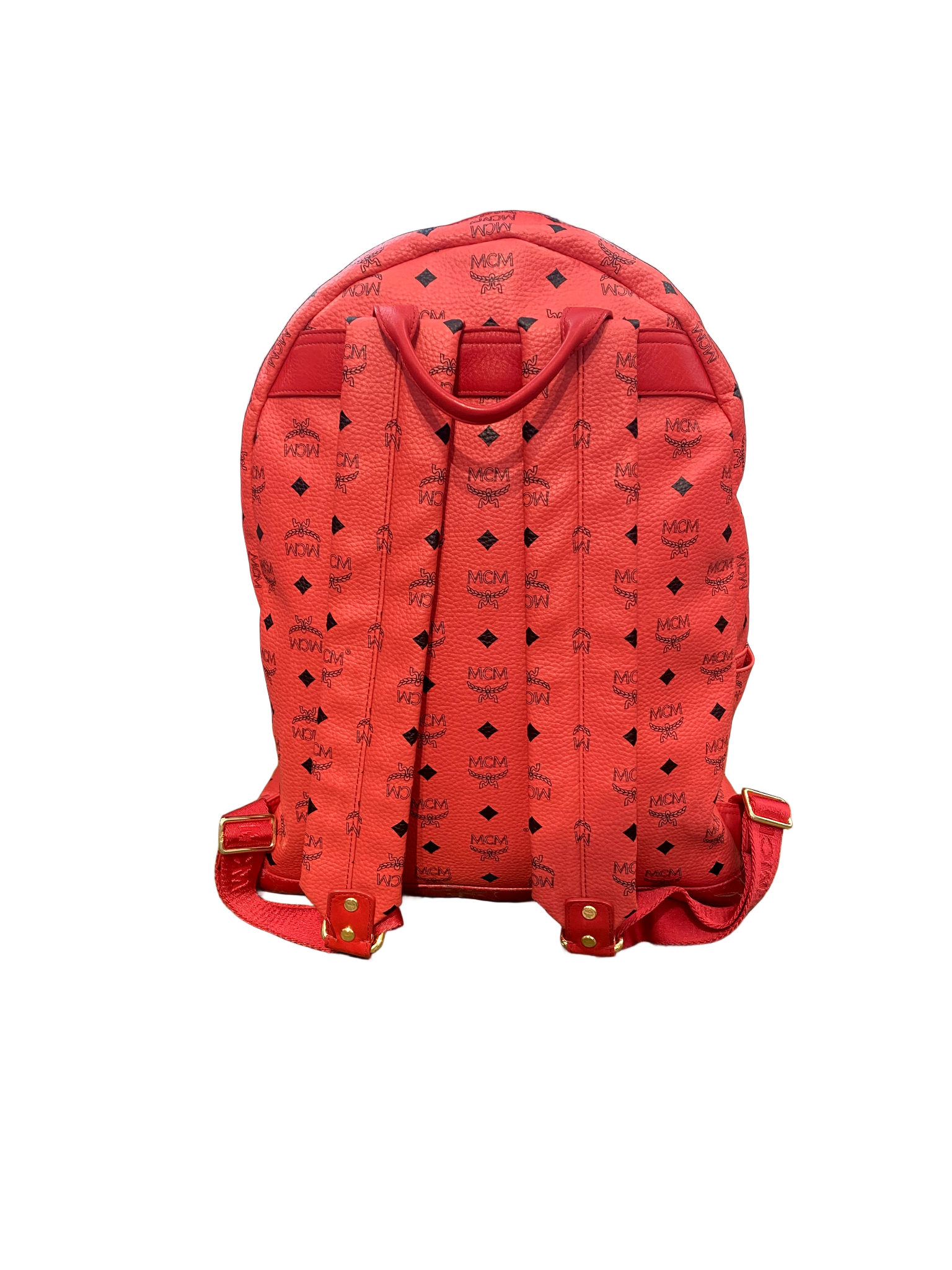 MCM Hot Pink Visetos Backpack
