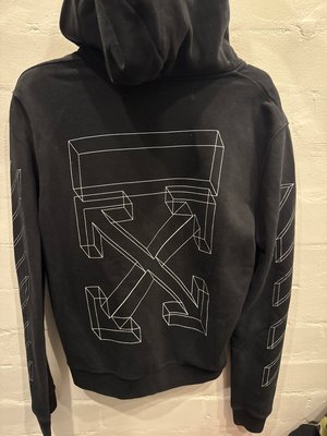 Used Off-white 3D Marker Arrows black Zip-up hoodie