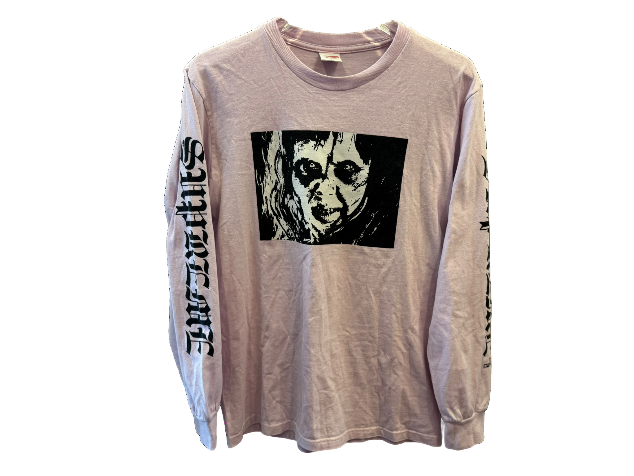 Used Supreme The Exorcist Mother L/S Tee Light Pink