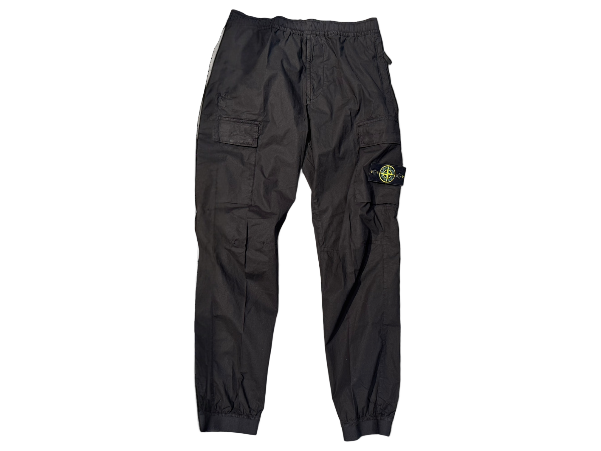 Stone Island Cargo Joggers Black