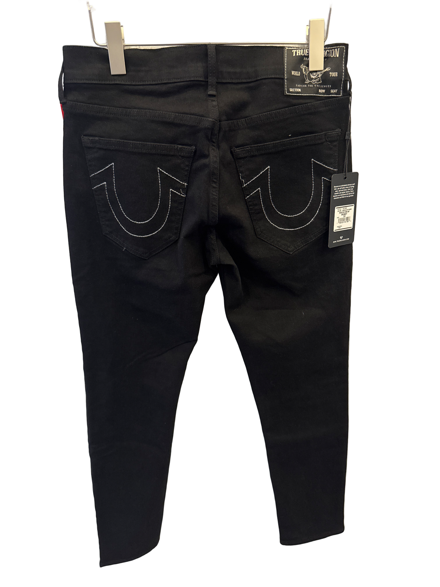 True Religion Rocco Relaxed Skinny Black