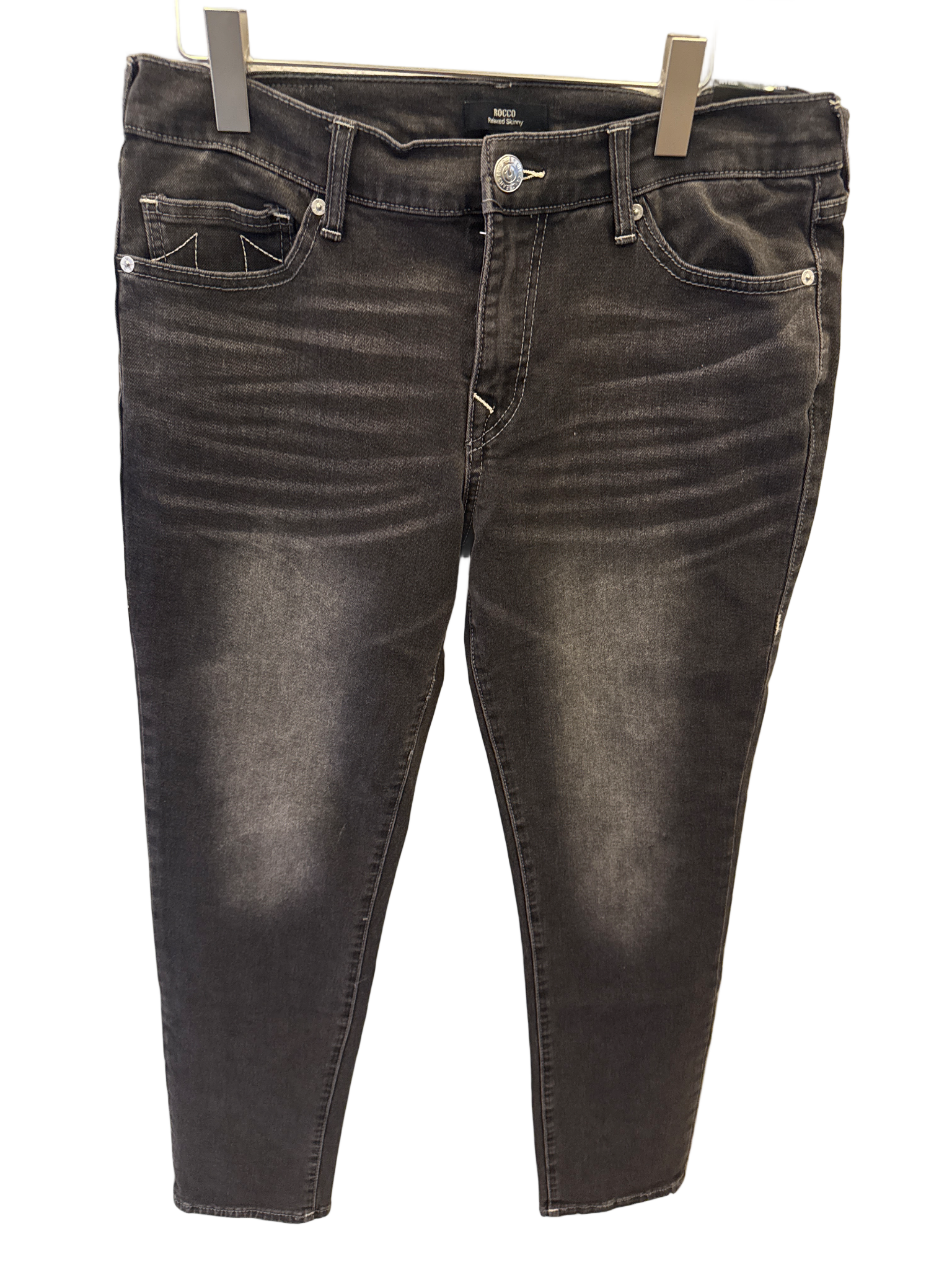 True Religion Rocco Relaxed Skinny Faded Black