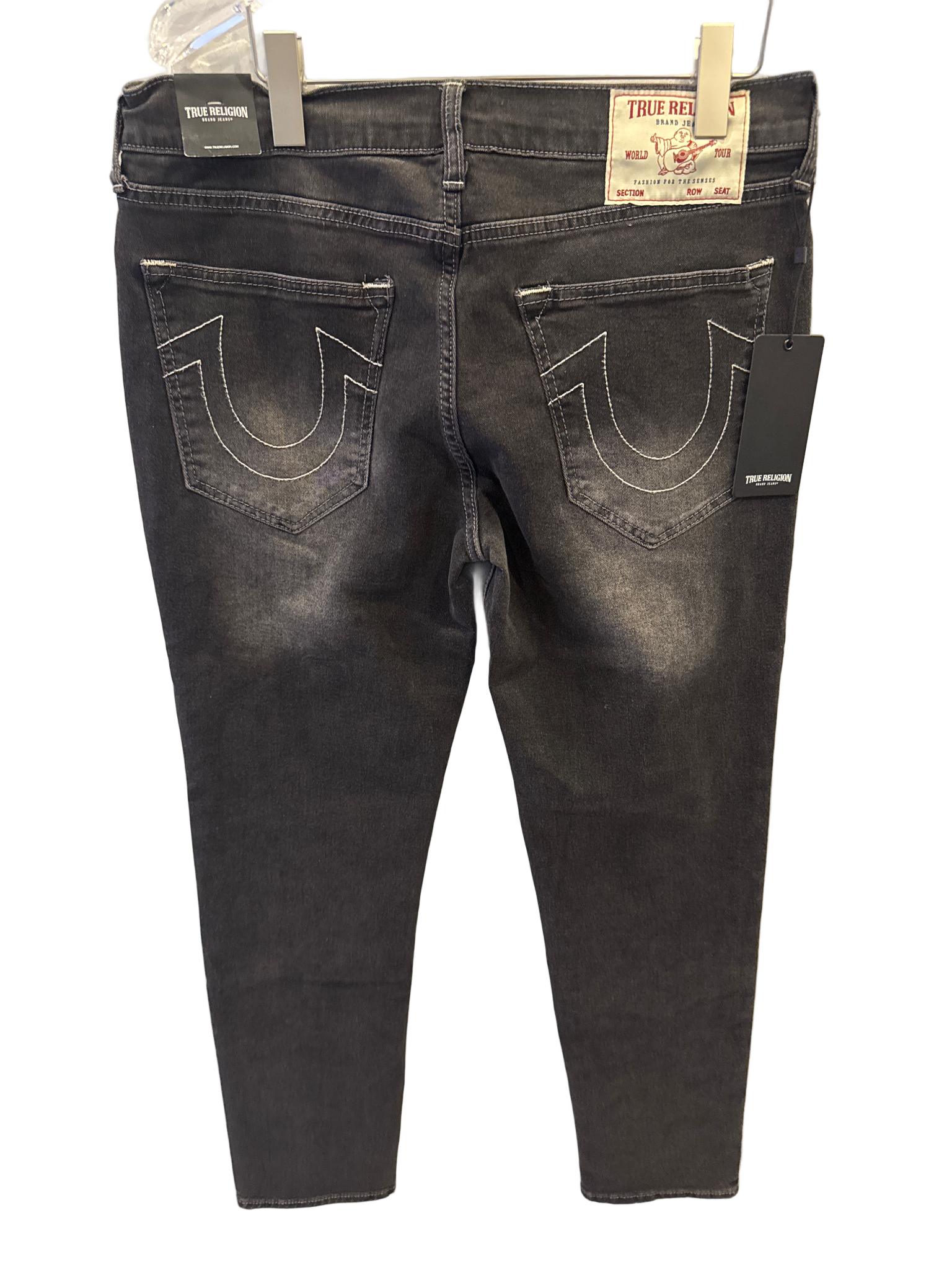 True Religion Rocco Relaxed Skinny Faded Black