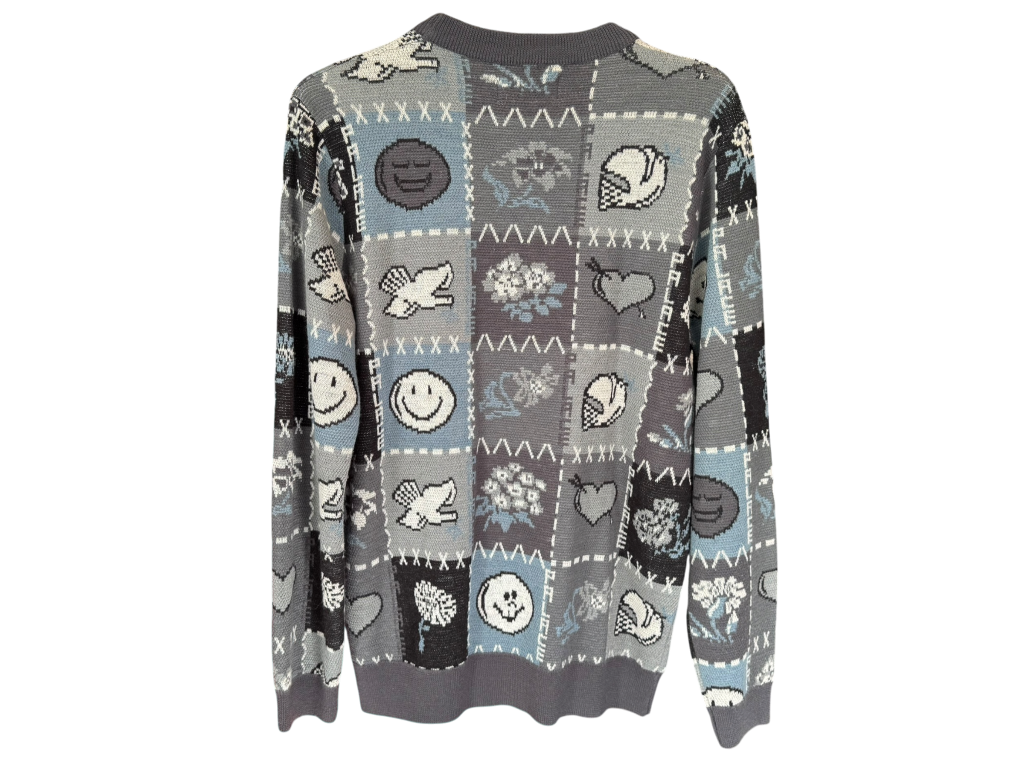 Used Palace Love Dove Sweatshirt Pullover Knit Crewneck Sweater