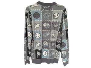 Used Palace Love Dove Sweatshirt Pullover Knit Crewneck Sweater