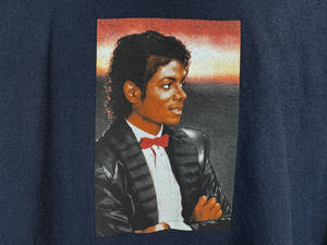 Used Supreme SS17 Michael Jackson Hooded Sweatshirt Navy