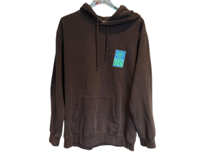 Used Travis Scott Astrofest Flame Guy Hoodie Brown