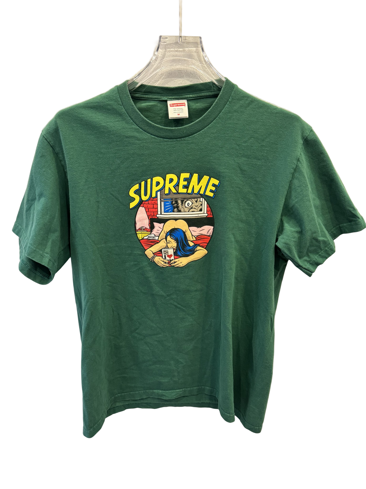 Used Supreme Bedroom Tee (SS25) Light Pine