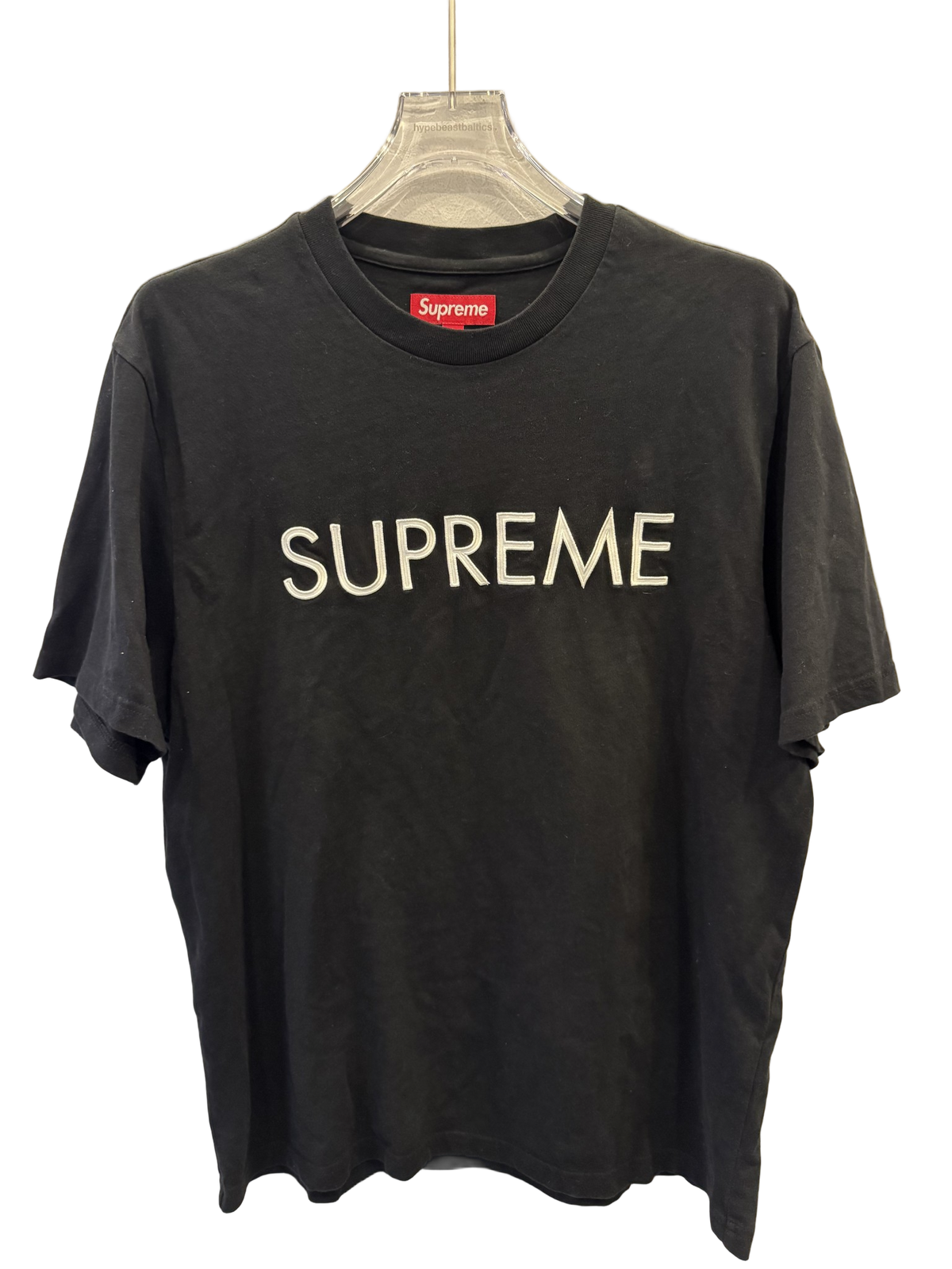 Used Supreme Capital S/S Top Black
