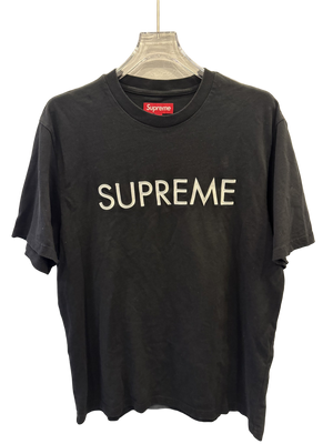 Used Supreme Capital S/S Top Black