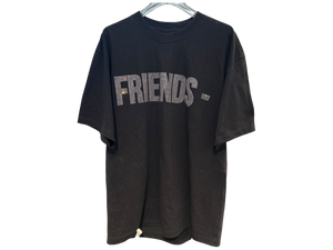 VLONE Friends Rhinestone Black T-Shirt