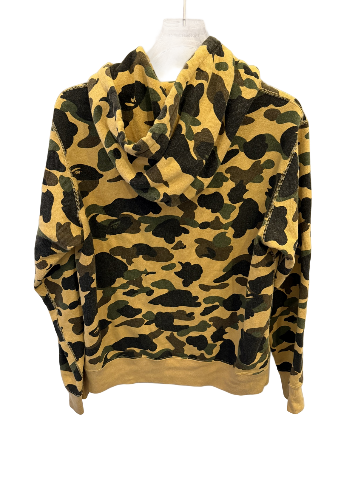 Used BAPE 1St Camo Pullover Hoodie (FW22) Yellow