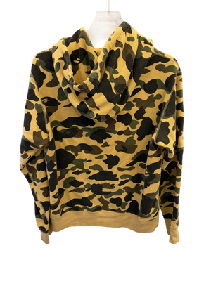 Used BAPE 1St Camo Pullover Hoodie (FW22) Yellow