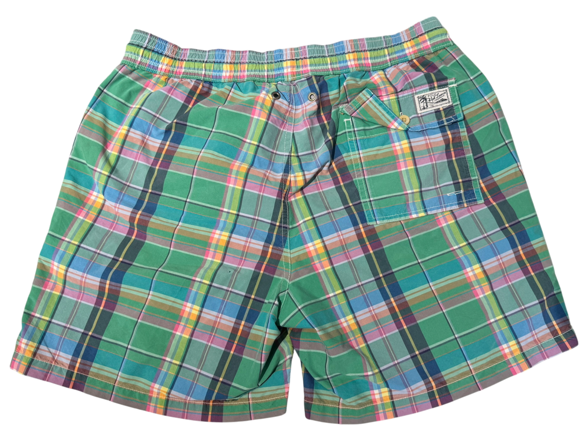 Used Ralph Lauren Plaid Swimming Shorts