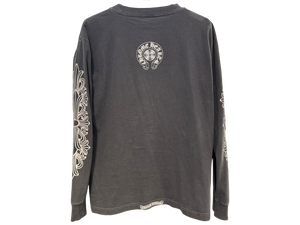 Used Chrome Hearts Vintage Wine Dagger Long Sleeve Shirt
