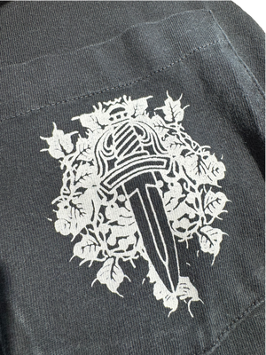 Used Chrome Hearts Vintage Wine Dagger Long Sleeve Shirt
