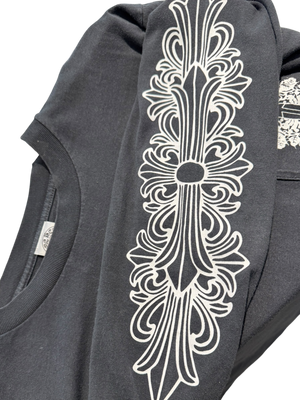 Used Chrome Hearts Vintage Wine Dagger Long Sleeve Shirt