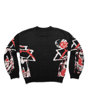 Racer RED Knit Sweater