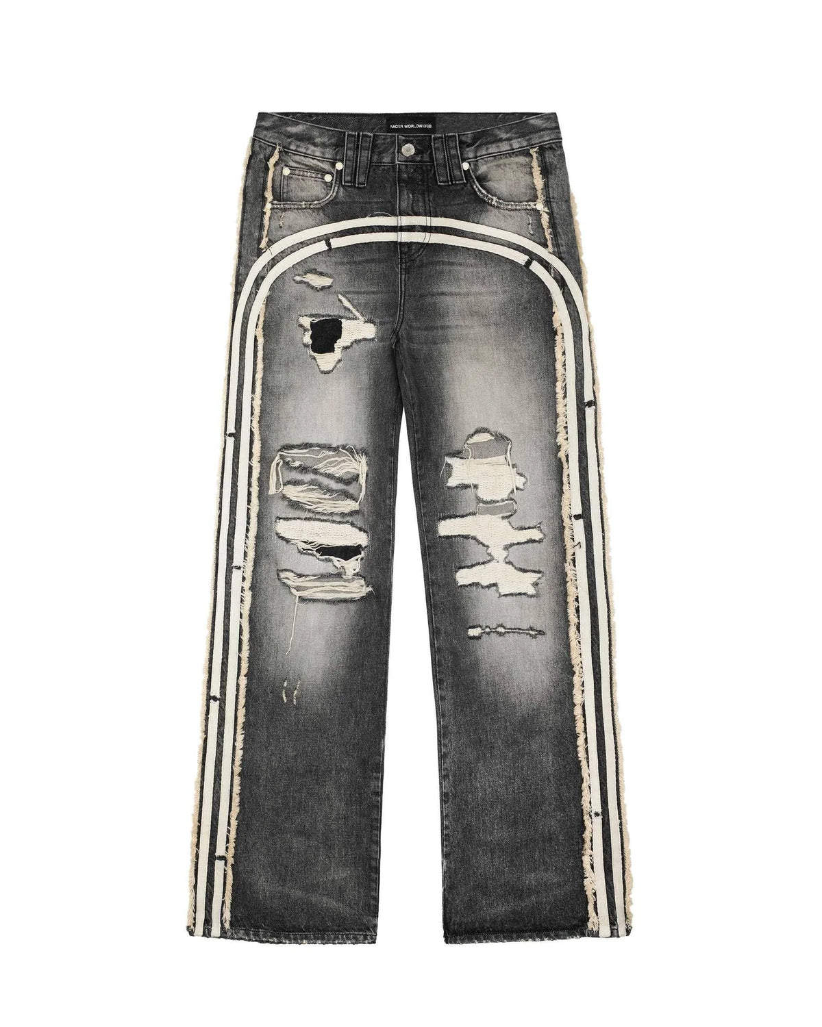 Racer Grey Track Jeans