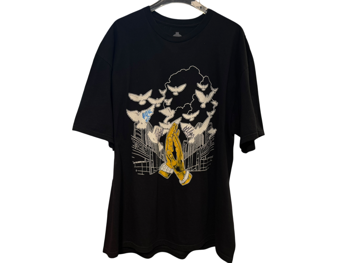 Used Goth Money Records Europe Tour Tee (Signed)