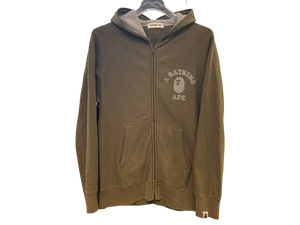 Used A Bathing Ape Full-Zip Hoodie Olive