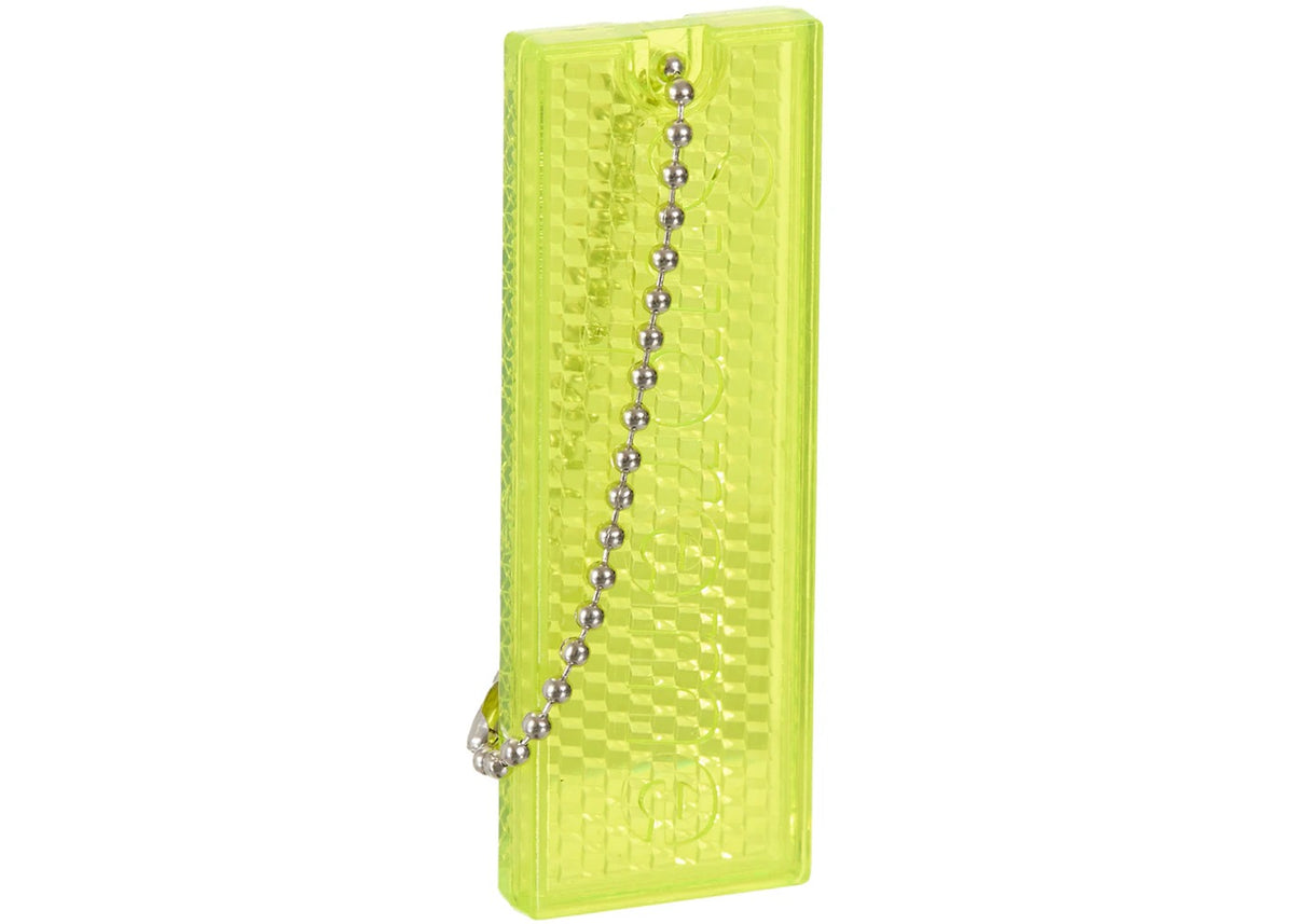 Supreme Reflective Keychain Yellow