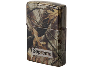 Supreme Camo Logo Zippo Realtree Hardwoods Camo