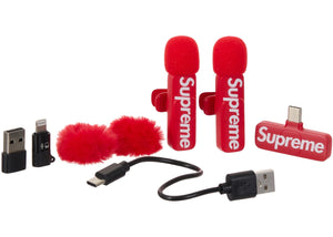 Supreme Mini Mics (Set of 2) Red
