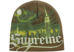 Supreme Cityscape Beanie Green