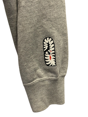 Used Bape '06 grey tiger full zip hoodie grey