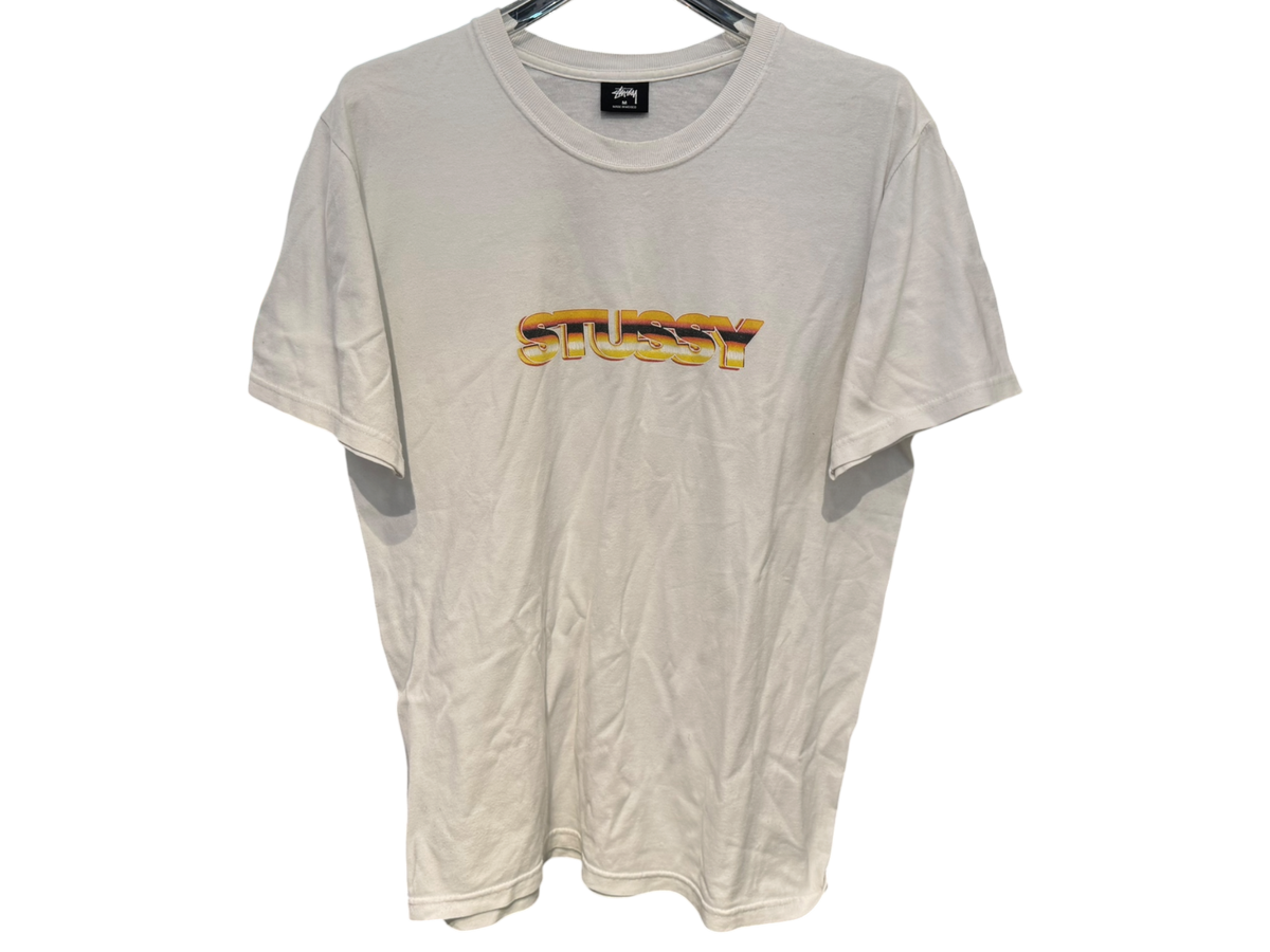 Used Stussy Pure Gold T-Shirt White
