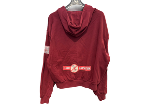 Xdream4ever say no to drugs hoodie burgundy