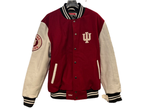 Men's Franchise Club Crimson Alabama Crimson Tide Full-Snap Letterman Jacket