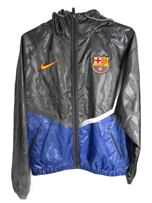 Nike FC Barcelona Anthem Jacket Black/Blue