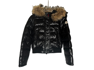 Used Moncler Women's Albertina Down Jacket Fur