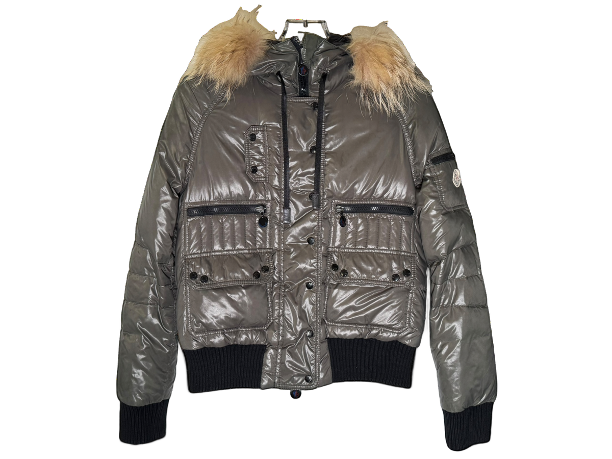 Used Moncler Georgia Down Jacket Green