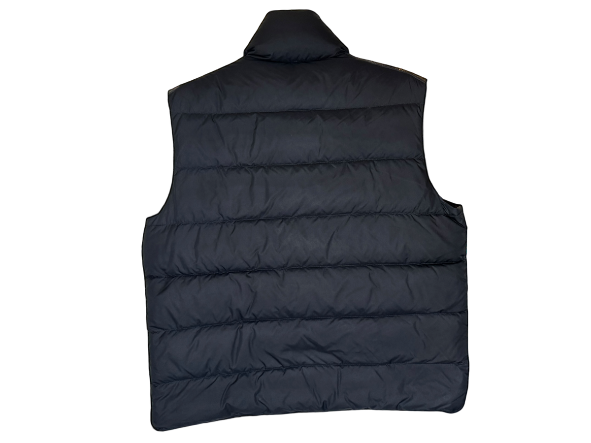 Used Moncler Cheval Down Vest Navy